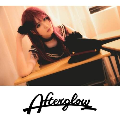 Cosplay Costume Anime Bang Dream! Udagawa Tomoe Afterglow Dresses Christmas Halloween Free shipping CG421