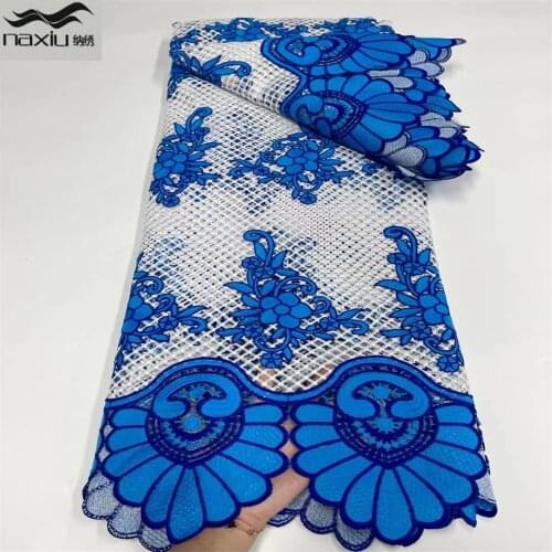 Madison Guipure Milk Silk Lace Fabric 2021 African Lace Fabric With Stones Lace Fabric For Nigerian Wedding Dress Sewing