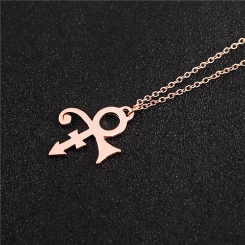 Little prince sign Guitar Memorial Love Symbol Necklace Little Story Cartoon Image Cute Little prince and princess Necklaces