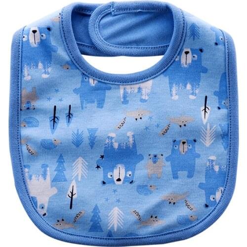 Baby Girl Boy Feeding Bibs Waterproof Apron Cartoon Towel Kids Toddler Dinner baberos Bandanas Burp Cloths