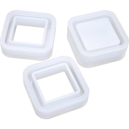 New Silicone Foldable Storage Box Mold DIY Resin Vase Pen Container Holder Craft Dried Flower Resin Decorative Handmade Storage