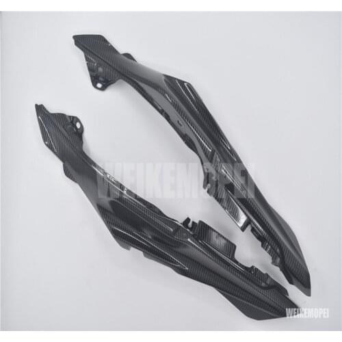 Carbon Fiber Painted Fairing Rear Tail Inside Side Cover Fit For YAMAHA MT07 FZ07 2018 2019 2020