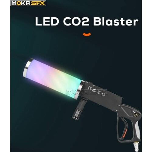 Fog Gun Shooter Co2 Gun for Dj Led Pistol Co2 RGB Color LED Co2 Cryo fogger effect fx co2 jet machine