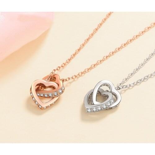 Silver Diamond Test Passed Excellen Cut 0.5 Carat D Color Micro Moissanite Heart Shape Pendnt Necklace Silver 925 Chain Gift