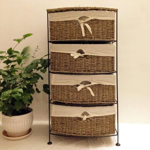 Straw Not Wicker The Cane Bamboo Weaving Receive Ark Cabinet Shelf Store Content Ark Collation And Box