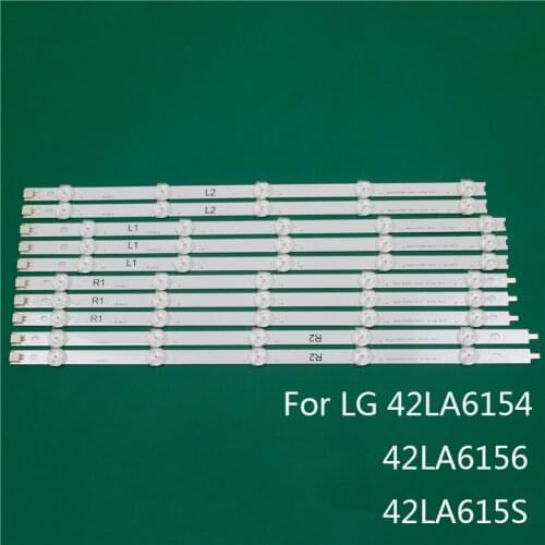 LED TV Illumination Part For LG 42LA6154 42LA6156 42LA615S LED Bars Backlight Strips Line Ruler 42" ROW2.1 Rev 0.01 L1 R1 R2 L2