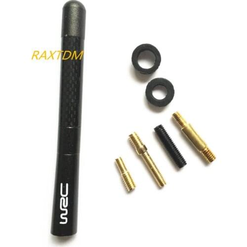 WRC Carbon Fiber Short Antenna Radio Antenna Fit For Alfa Romeo GT Q2 147 156 159 Giulietta MiTo Car Styling