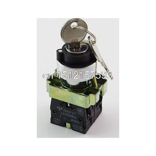 XB2BG65C 1N/O 1N/C 2Position Momentary Key Select Selector Switch Replaces Tele