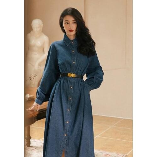 Модные джинсовые платья YOSIMI China At AliExpress