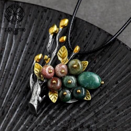 Z&R RETRO Vintage Necklace Rope Chain Female Zinc Alloy Necklaces & Pendants Gifts For Women Christmas Jewelry Unicorn Necklaces