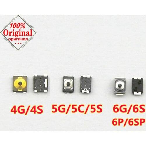 100pcs/lot For Apple iPhone 4G 4s 5 5C 5S 6G 6s 6 plus Micro Mini Switch on/off Power button Volume keys Built-in shrapnel key