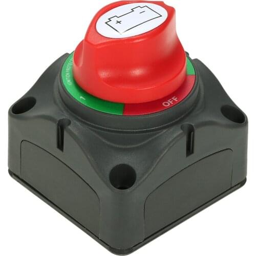 KKMOON 1PC 12V/24V 4 Position Battery Switch Isolator Marine Cut Off Kill Switch Car Truck Boat Van