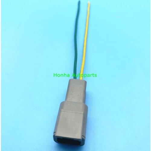 Free Shipping 2Pin Deutsch DTM Connector Waterproof Electrical Inlet Air Temperature Sensor Plug DTM04-2P wire harness
