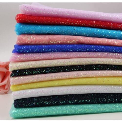 Glittery mesh fabric packing decoration fabric with sparkling powder party supply backgroud fabric 3 yards