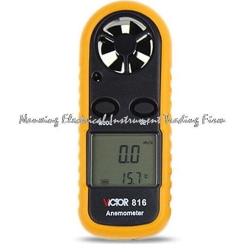 Fast arrival VICTOR 816 VC816 Mini Anemometer Wind Speed & Temperature Test
