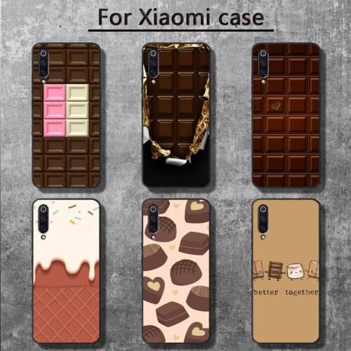 Delicious chocolate Phone Case for Xiaomi mi 6 6plus 6X 8 9SE 10 Pro mix 2 3 2s MAX2 note 10 lite Pocophone F1