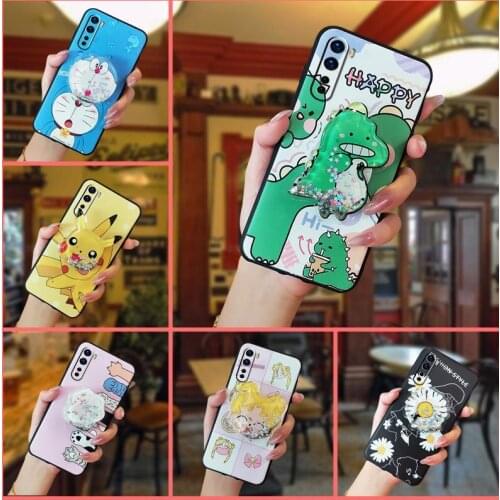 Cover Cartoon Phone Case For One Plus Nord drift sand Back Cover Shockproof For Woman Silicone