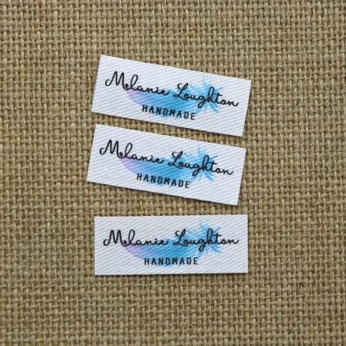 100piece Ironing Labels, Logo or Text, Personalized Brand , Clothing Labels, Free shipping, Custom Design, Cotton tags (YT020))