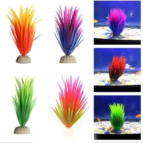 Artificial Plastic Plant Narcissus Water Grass Fish Tank Aquarium Decoration Accessories NEW Environmental Protection Materials