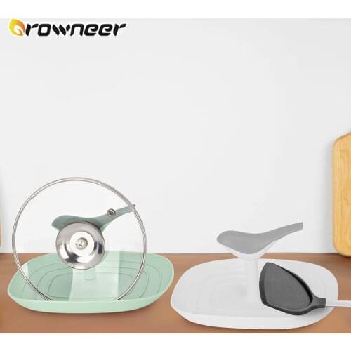 Kitchen Spatula Ladle Shelf Bird Shape Spoon Rest Pot Lid Holder Rack Cover Strainer Pad Multifunction Stand Containers 4 colors