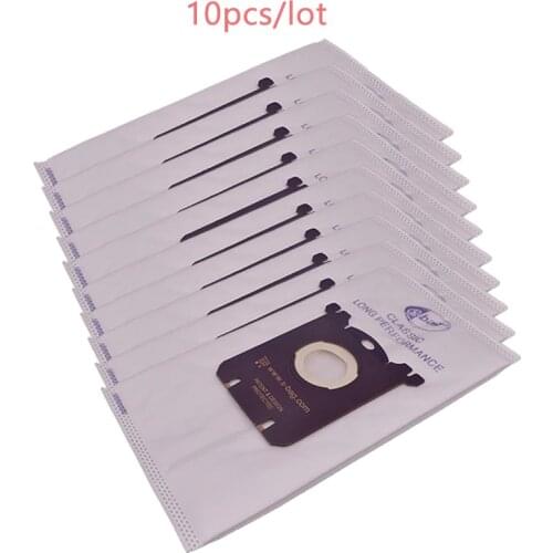 10 pieces/batch of vacuum cleaner accessories for car bags White Electrolux Philip Tornado filter vacuum cleaner and S-BAG
