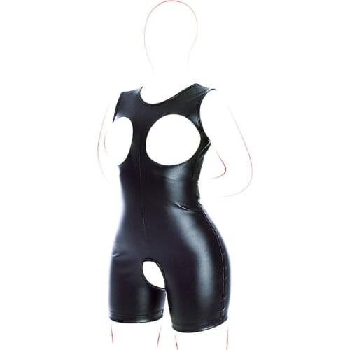 Open Breast Fetish Slave Spanking Skirt PU Leather Open Hip Bondage Sexy Lace Up Erotic Dress S&M Adult Game Sex Toy Products