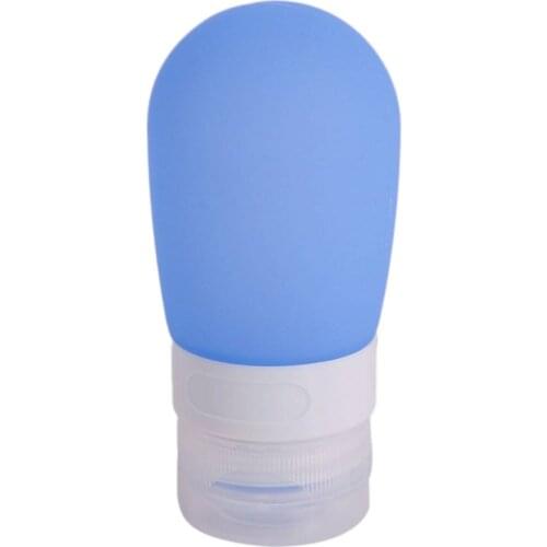 38ml Mini Silicone Traveler Packing Bottle Portable Storage Press Refillable Bottles For Lotion Shampoo Bath