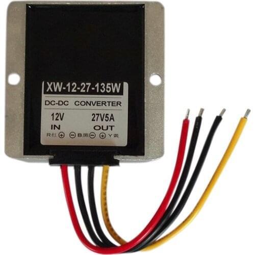 Regulator Module Step Up Adaptor DC 12V To 27V 5A 135W Waterproof Power Supply Converter Electric Motors DVD
