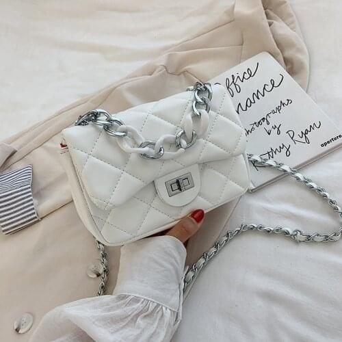 Luxury Women Shoulder Bags Chain Crossbody Casual Satchel Messenger Bag Leather Fashion Designer Handbag