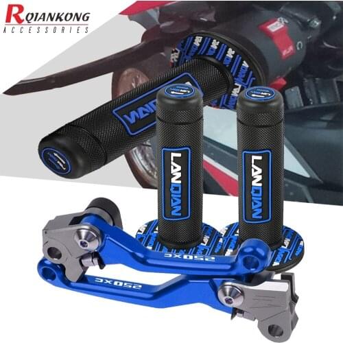 Dirt Bike Motocross Handlebar Grips&Brake Clutch Levers For Suzuki DR250R 250SB DJEBEL 250 XC 1998-2001 2002 2003 2004 2005 2006