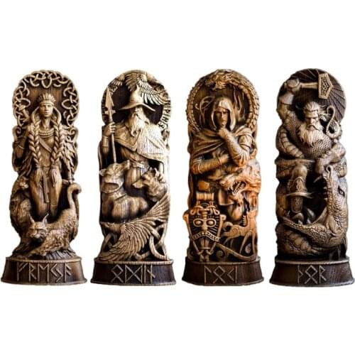 Resin Sculpture Crafts Greek God Statue Altar Figure Hindu Statue For Car Home Garden Office Desk Gifts Decoration