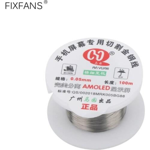 Ultra Thin 0.05mm LCD Separator Wire for iPhone Samsung Mobile Phone LCD Screen Refurbished Glass Separation Cutting Wire