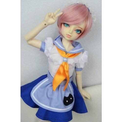 [wamami] 220# Blue &White Maid Dress/Suit 1/6 SD AOD DOD DZ BJD Dollfie