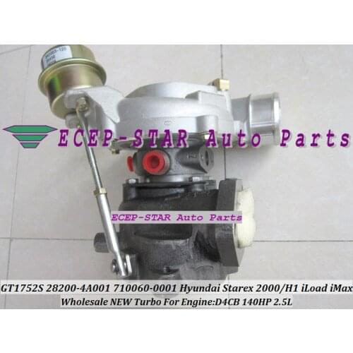 Free Ship GT1752S 710060-0001 28200-4A001 Turbo Turbocharger For HYUNDAI STAREX H-1Van iLoad iMax Engine D4CB 2.5L 140HP