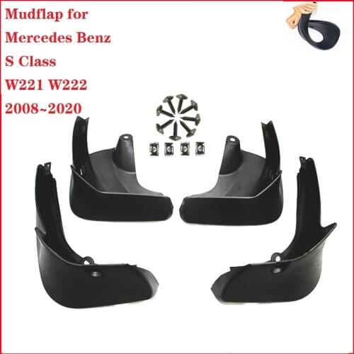 Mudflap For Mercedes Benz S Class W221 W222 2008~2020 Fender Mud Guard Splash Flap Mudguard Accessories S350S400S450S500S600