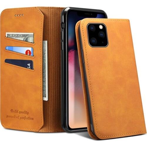 Business Flip Cover For iPhone 7 8 Plus X XR XS 11 Pro Max 5.8 6.1 6.5 Leather Case Wallet Pouch Bags Card Pocket Midnight Green