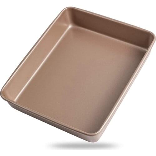 Cake Bakeware,Nonstick Sheet Baking,Carbon Steel Bakeware,Rectangular Cake Baking Pan/Pizza Pan,27.5X23X5cm