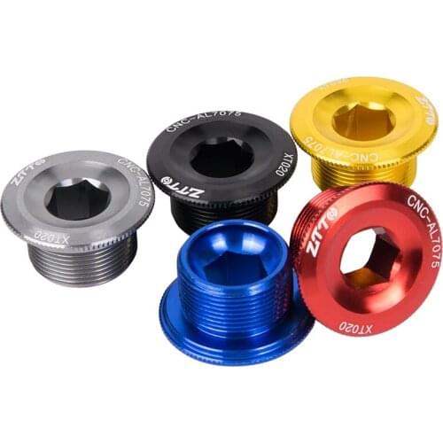 MTB Crank Arm Bolt For Mountain Road Bike Bottom Bracket Cap M20*10 Crankset Screw For Parts Bicycle BB Axis Screws