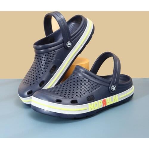 Summer Slippers for Women Fashion Beach Garden Shoes Hollow Out Couple Outdoor Casual Shoes Woman Non-slip Platform Slippers