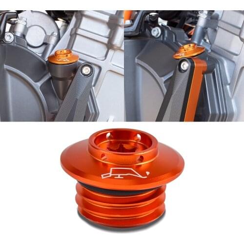 Engine Oil Filler Plug Cap Cover For KTM 690 790 950 990 1290 Duke Super Duke Superduke R GT 2004-2021 Motorcycle Oil Filler Cap