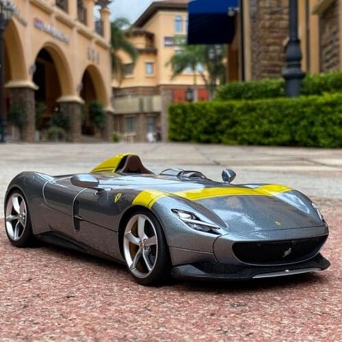 1:24 Ferraris Monza SP1 Supercar Alloy Car Model Diecasts & Toy Vehicles Collection Car Toy Boy Birthday gifts