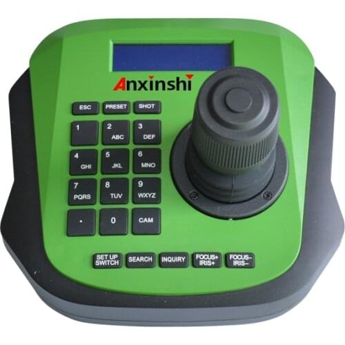 Onvif 4D CCTV IP PTZ controller Network PTZ joystick Web PTZ Keyboard for PTZ IP Camera Max Control LAN 110pcs IP Device