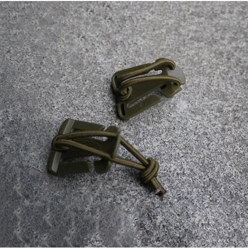 Useful 1PCS Webbing Military Dominator Elastic Cord Hang Buckle Clip Outdoor Travel Kits