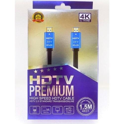 PREMİUM 4K ULTRA HD 2.0 HDMI CABLE 1.5M 4 K01