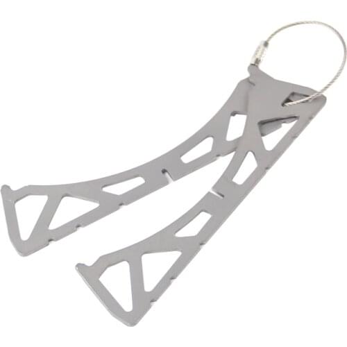 Tiartisan Pure Titanium Portable Alcohol Stove Rack Reactor System Outdoor camping Stove Cradle Non-slip Frame Ta6211Ti