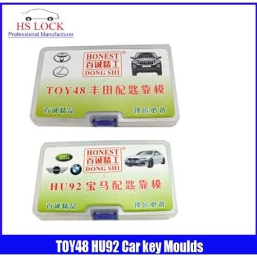 TOY48& HU92 car key moulds for key moulding Car Key Profile Modeling locksmith tools
