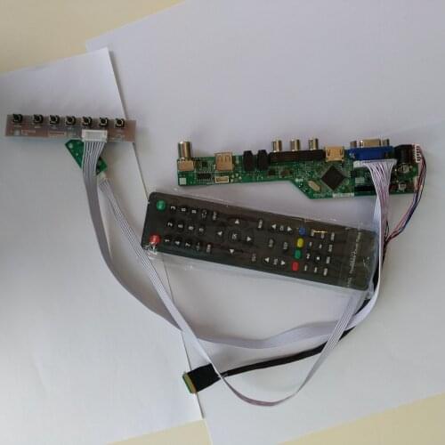 TV HDMI AV USB VGA AUDIO LCD LED card Controller Board display For LP173WD1-TLE1 1600X900 17.3" cable monitor