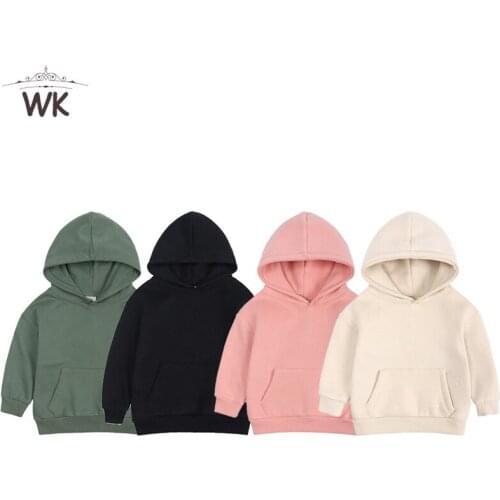 Spring Baby Kids Boys Girls Clothes Coat Hoodie Sweatshirt Tops Jacket for Children 2021 New AutumnToddler Hooded Solid Plain