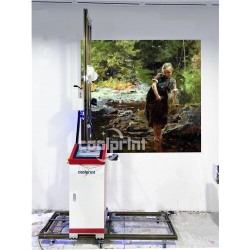 High Quality 3D 5D Vertical Wall Painting Machine UV Wall Printer Direct to Wall Painting Wall Machine Chinese Wallpen