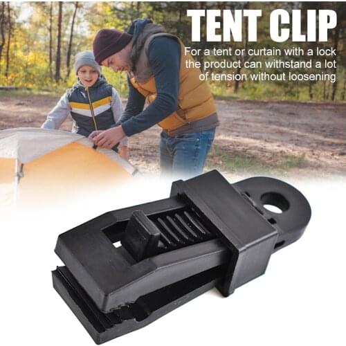 Tent Clips Clamp Camping tent Tarp Clips Canopy Clamp Kit Awning Set Cover Car Boat Snap Barb Clip Outdoor Camping